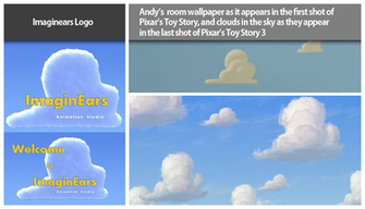 Animation Studio Logo And Pixar S Toy Story Signature Cloud