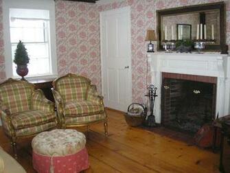 Red White Wallpaper In Old House Katy Elliott