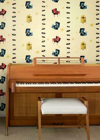Wallpaper Jumpin Jive Tri Color Visit