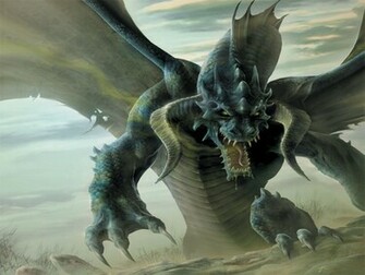 Super Awesome Green Dragon Artworks And Wallpaper Design Utopia