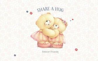 Teddy Wallpaper Hug Forever Friends Bears Pint