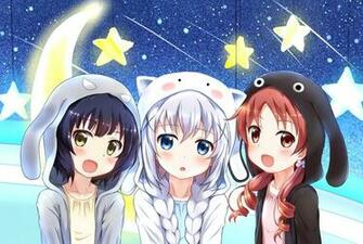 Anime Girls Gochuumon Wa Usagi Desu Ka Jouga Maya Kafuu