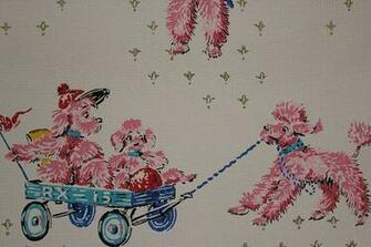 Vintage Children S Wallpaper Playful By Rosieswallpaper