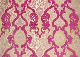 Rocco Damask Woven Velvet Jaqcquard Fabric Fab Designer