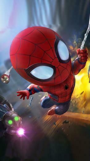 Spider Man Wallpaper Spiderman Chibi Marvel