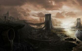 Apocalyptic Brooklyn Bridge Wallpaper HD