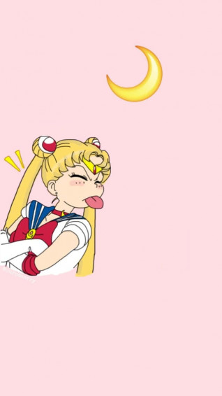 Magical Girl Usagi Tsukino Transforming Into The