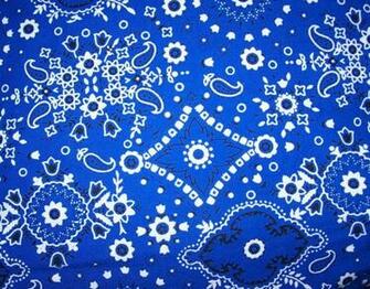 Blue Bandana Wallpaper