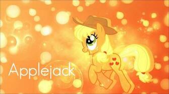 My Little Pony Applejack Cartoon Wallpaper Collection