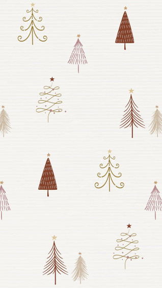 Cute Christmas Phone Wallpaper Black Vector Rawpixel