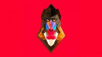 Justin Maller Abstract Animals Baboon Digital Art Wallpaper