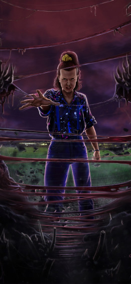 Eleven Stranger Things iPhone Xs Max HD 4k Wallpaper Image