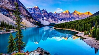 HD Rocky Mountains Wallpaper Background Computrer