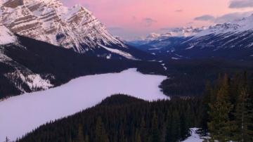 Wallpaper 4k Snowy Mountains Landscape