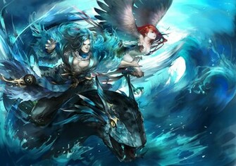 Sea Monster Harpy Naturaljuice HD Wallpaper Desktop Pc A48
