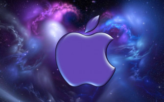 Black And Purple Aesthetic Galaxy Apple Wallpaper
