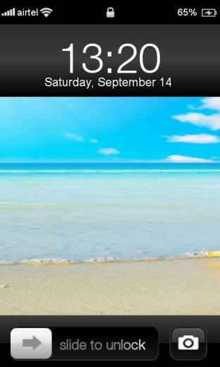 iPhone 5s Lock Screen S Screenshots