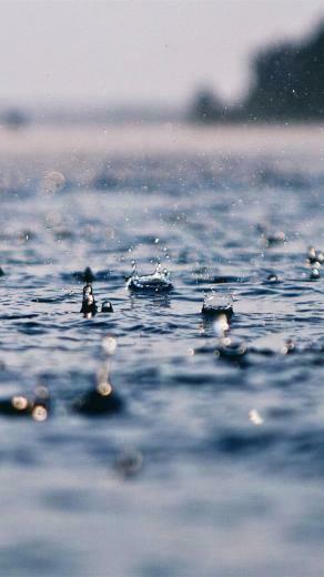 Ios7 Summer Raindrops Parallax HD iPhone iPad Wallpaper