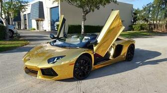 Gold Lamborghini Wallpaper