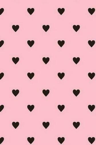 Pink And Black Wallpaper Cute Heart