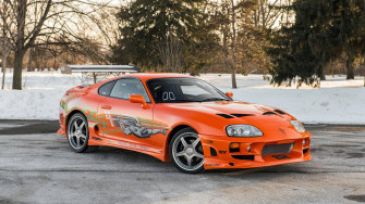 Fast And The Furious Orange Toyota Supra Mk4 Wallpaper