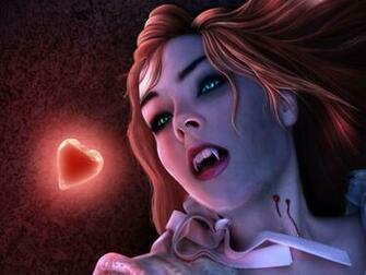 Vampire Wallpaper Art Painting Desktop Background