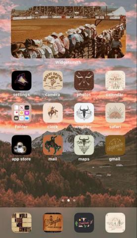 Western Ios Home Screen iPhone Wallpaper App Pretty