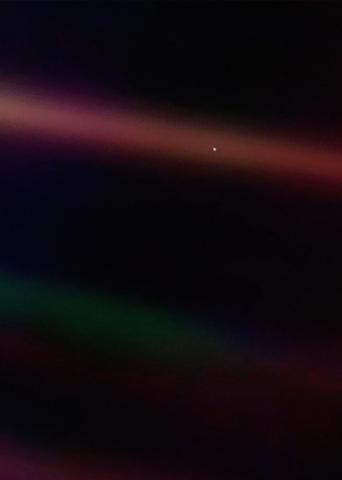 Pale Blue Dot Voyager Poster By Synthwave Displate
