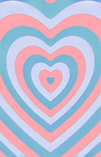 Indie Purpule Heart Hippie Wallpaper