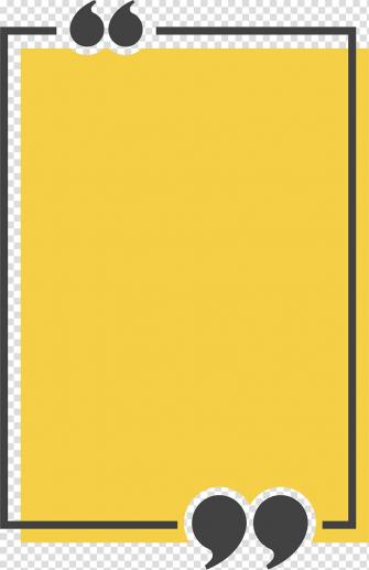 Congee Text Box Quotation Icon Yellow Rectangle Title