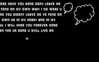 Dont Leave Me Alone Wallpaper HD
