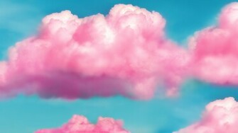 Pink Fluffy Clouds HD Wallpaper By Pinkquilldesign