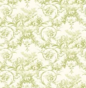 Gir95523 Kennedy Green Modern Toile Wallpaper Boulevard