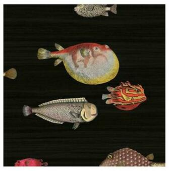 Cole Son Fornasetti Ii Acquario Wallpaper Eclectic