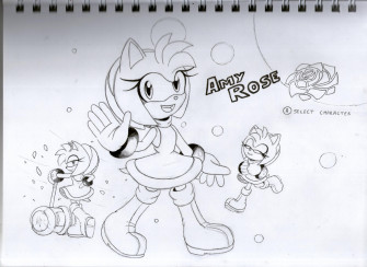 Amy Rose Modern By Boreasth Dccywl0 Full Wallpaper