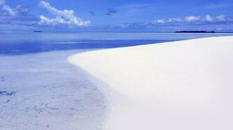 Beaches White Sandy Beach Sand Sea HD Wallpaper