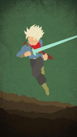 Trunks Sword Wallpaper iPhone HD