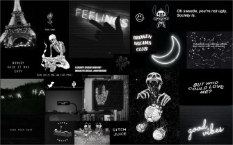 Black Aesthetic Cool Wallpaper Laptop Desktop