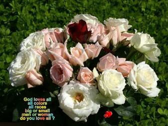 God Wallpaper Loves All Colors Races Big Or Small Men