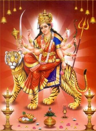 Durga Mata HD Image Full Wallpaper For Desktop Mobile Android