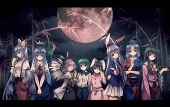 Anime Touhou Fujiwara No Mokou Keine Kamishirasawa Mystia Lorelei