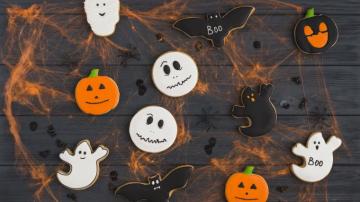 Wallpaper Halloween Cookies Food UHD 5k Picture Image