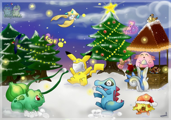 Water Pok Mons Wallpaper Mon Christmas
