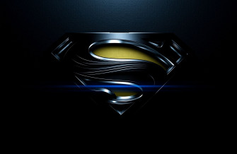 Black Superman Logo Wallpaper