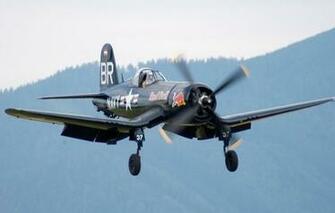 F4u Corsair Aircraft Red Bull Carrier Based Fighter Landing Gear