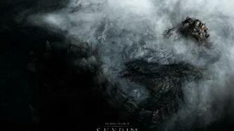Wallpaper The Elder Scrolls Skyrim Warrior Dragon