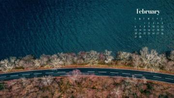 February Calendar Wallpaper Best Desktop Phone Background
