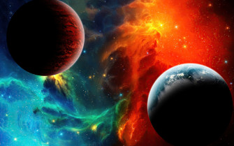 Colorful Nebula Space 4k Wallpaper Resolution HD