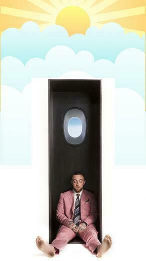 Mac Miller Cartoon Wallpaper