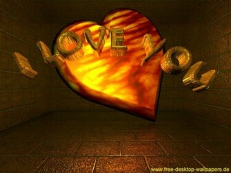3d Photos Desktop Wallpaper I Love You Herz Photo